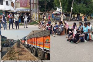 Effect-of-Jharkhand-Bandh-Highway-blocked-on-the-call-of-tribal-organizations
