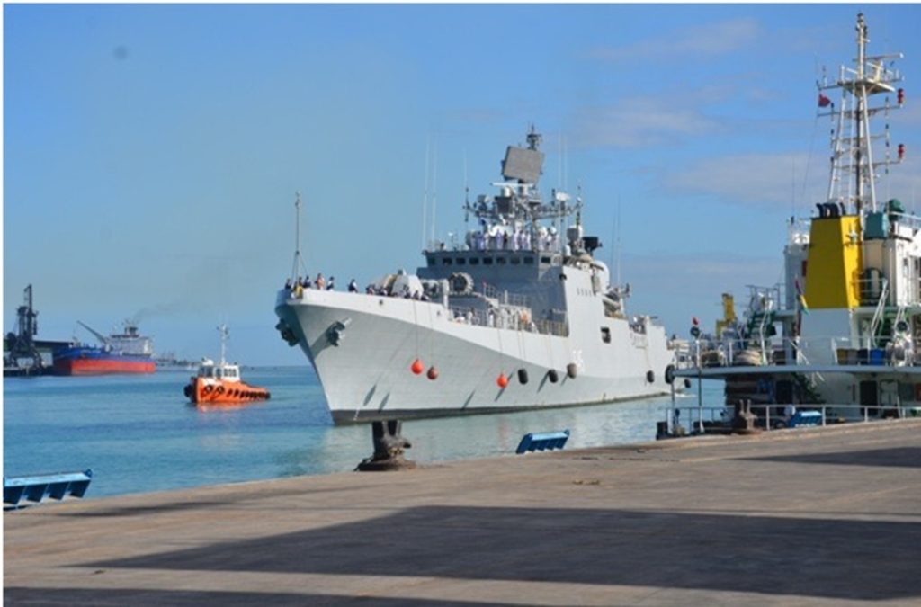 आईएनएस तेग ने मॉरीशस में की इकोनॉमिक जोन की संयुक्त निगरानी!