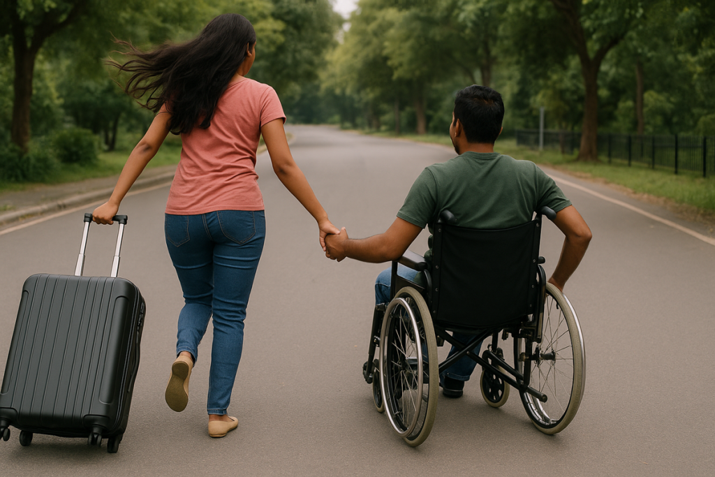 दिव्यांग प्रेमी संग फरार हुई शादीशुदा महिला, पति दर-दर भटक रहा तलाश में!