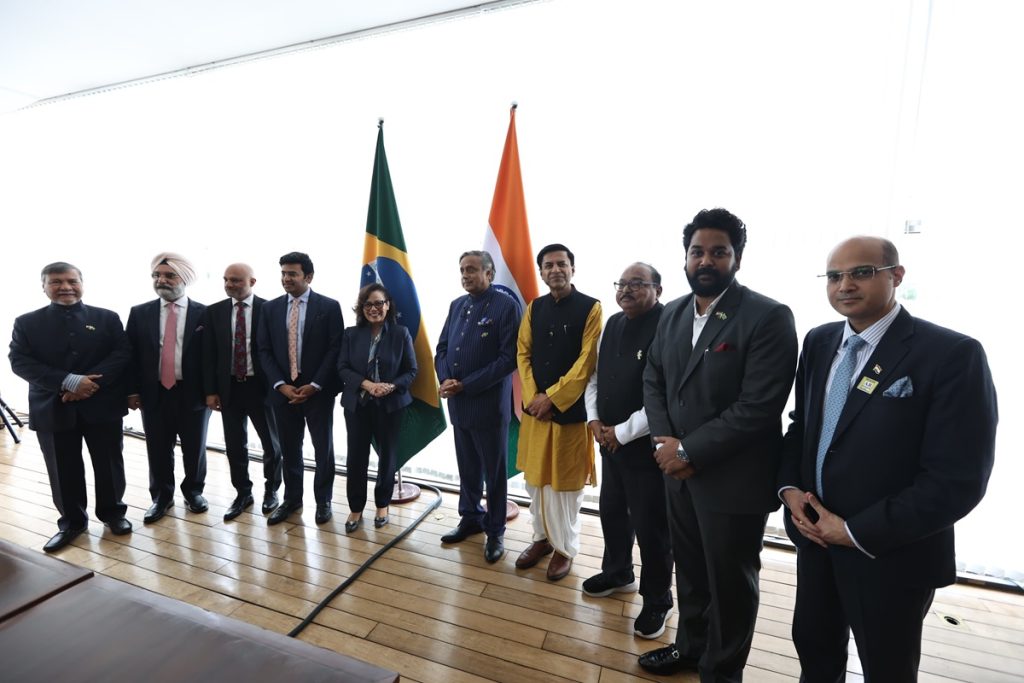 शशि थरूर के नेतृत्व में प्रतिनिधिमंडल की मुलाकात ब्राजील के विदेश मंत्री से