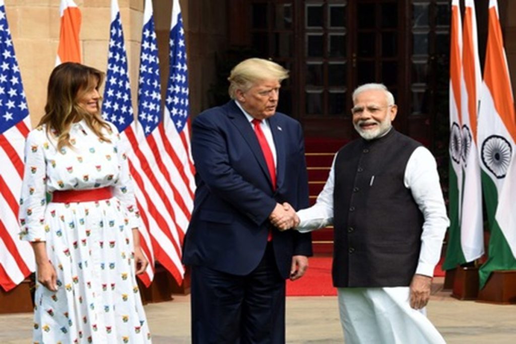 प्रधानमंत्री मोदी के निमंत्रण पर अमेरिकी राष्ट्रपति डोनाल्ड ट्रंप आएंगे भारत