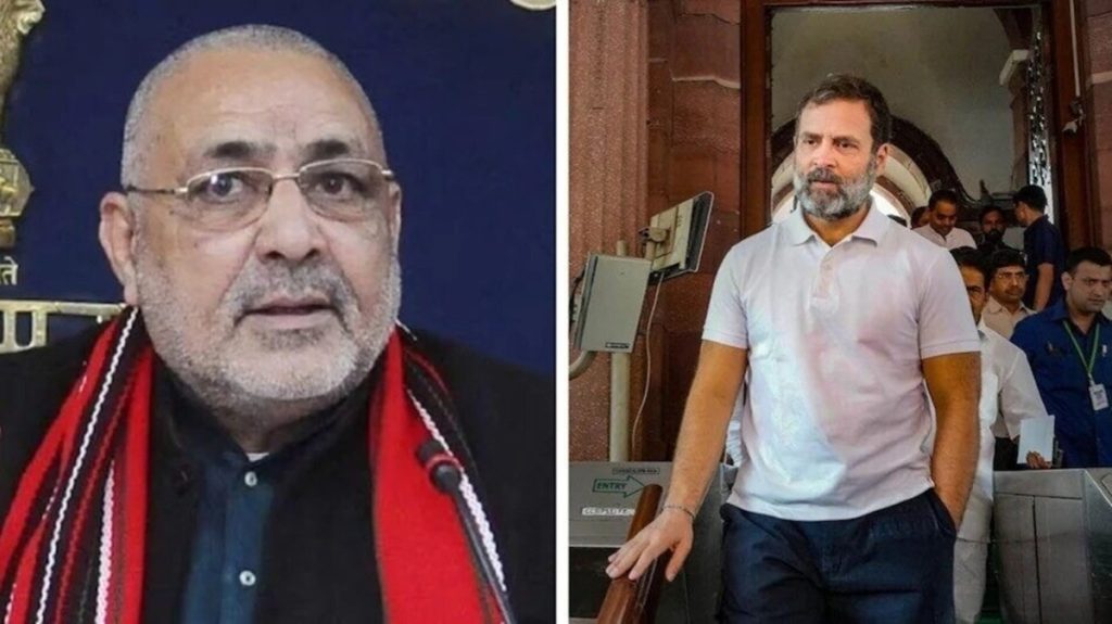 राहुल गांधी की भाषा पाकिस्तान जैसी, ऐसे व्यक्ति का बहिष्कार होना चाहिए: गिरिराज सिंह का हमला