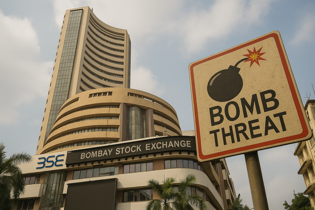 बॉम्बे स्टॉक एक्सचेंज को बम से उड़ाने की धमकी, “इमारत में लगाए गए हैं 4 RDX IED”