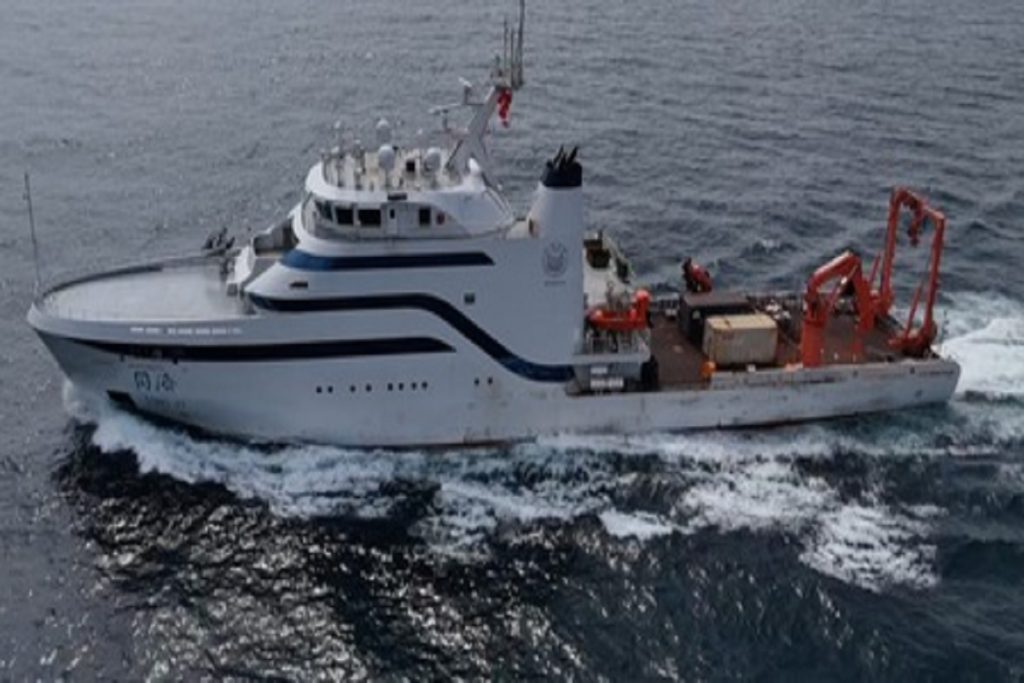 चीन का पहला महासागर श्रेणी बुद्धिमान अनुसंधान पोत किया गया हस्तांतरित!