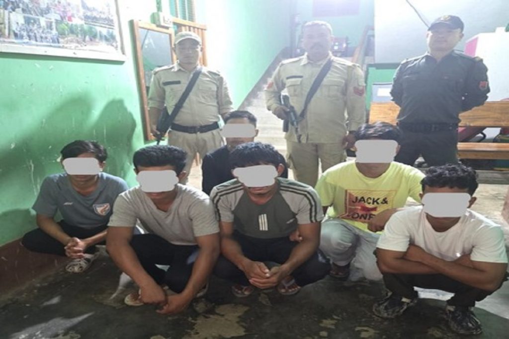 मणिपुर: पुलिस अधिकारी पर हमले में अरम्बाई टेंगोल के 6 गिरफ्तार!