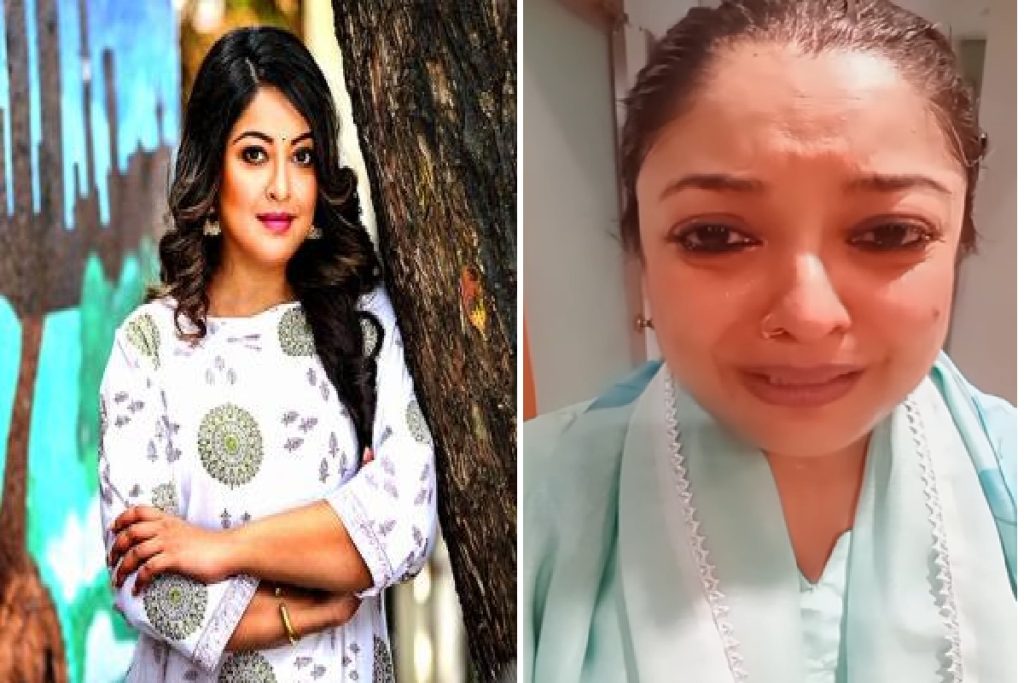 तनुश्री दत्ता का रोते हुए मदद मांगने वाला वीडियो वायरल; घर में हो रहा उत्पीड़न