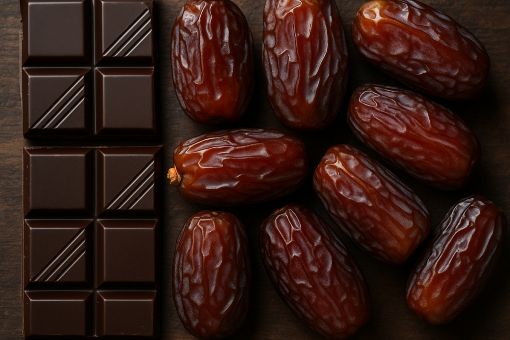 डार्क चॉकलेट बनाम खजूर:  कौन-सी है आपकी मिठास की सेहतमंद पसंद?