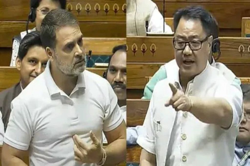 किरेन रिजिजू का राहुल गांधी पर करारा हमला!