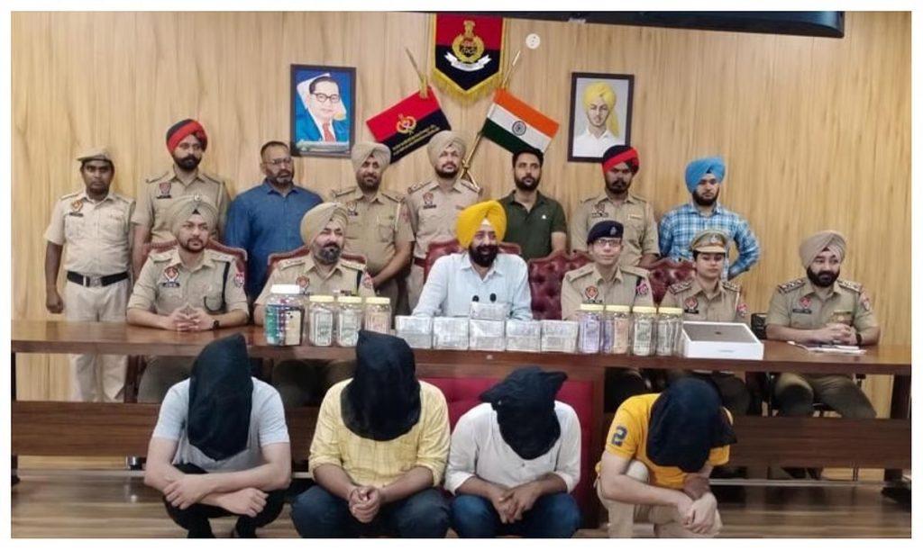 लुधियाना में साइबर फ्रॉड गैंग का पर्दाफाश, 22 गिरफ्तार!