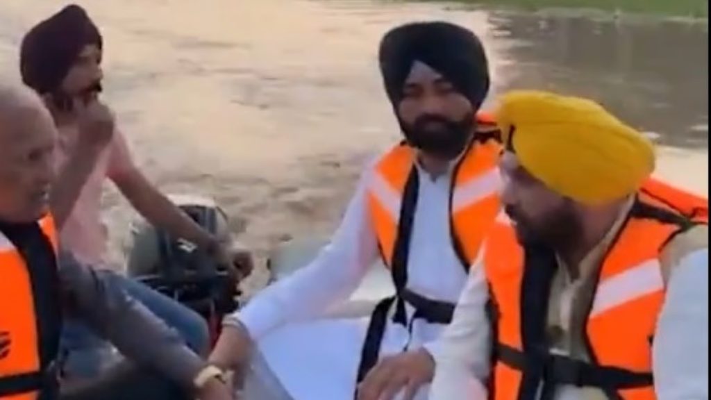 बाढ़ प्रभावित इलाकों में ‘स्वर्णिम यादें’: पंजाब के मंत्रियों का वीडियो वायरल, कांग्रेस का हमला