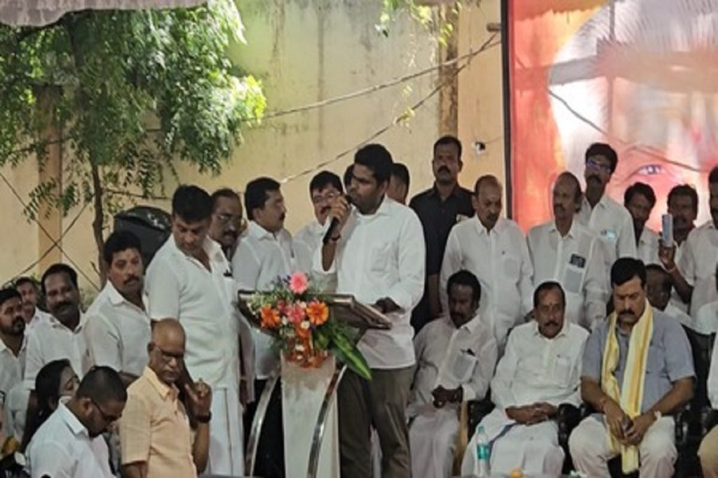 भाजपा नेता अन्नामलाई ने जी.के. मूपनार को किया याद, 2026 बदलाव दावा!