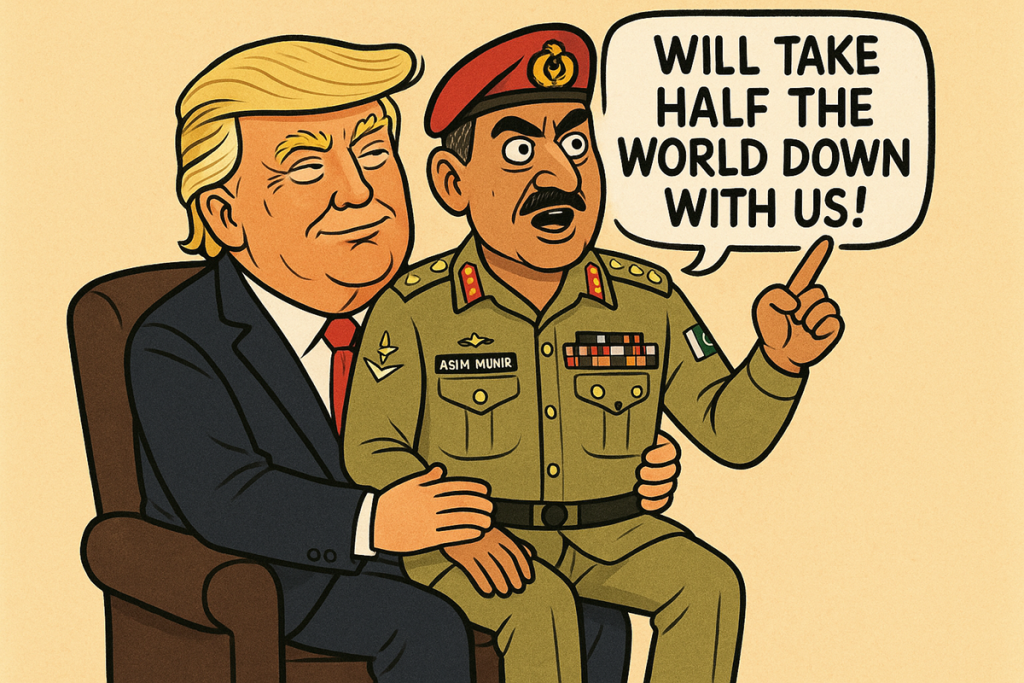 “…हम आधी दुनिया को ले डूबेंगे”