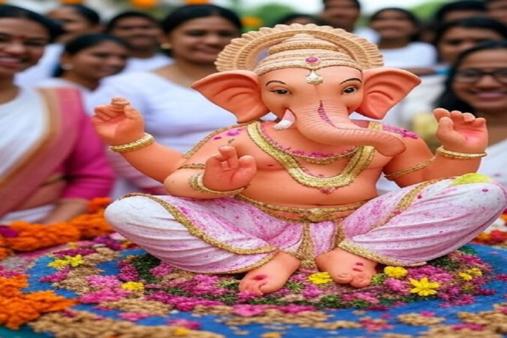 विनायक चतुर्थी की पूर्व संध्या पर 7,400 से अधिक छात्रों ने बनाया विश्व रिकॉर्ड!