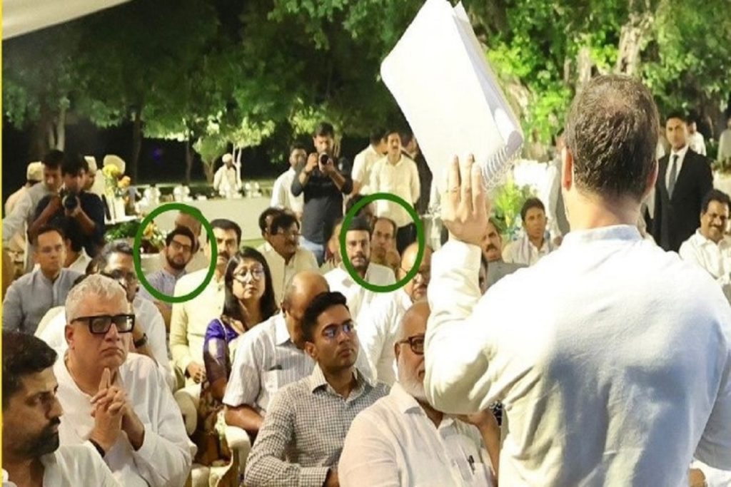 राहुल के रात्रिभोज में उद्धव को अंतिम पंक्ति में बैठाने पर बवाल​!