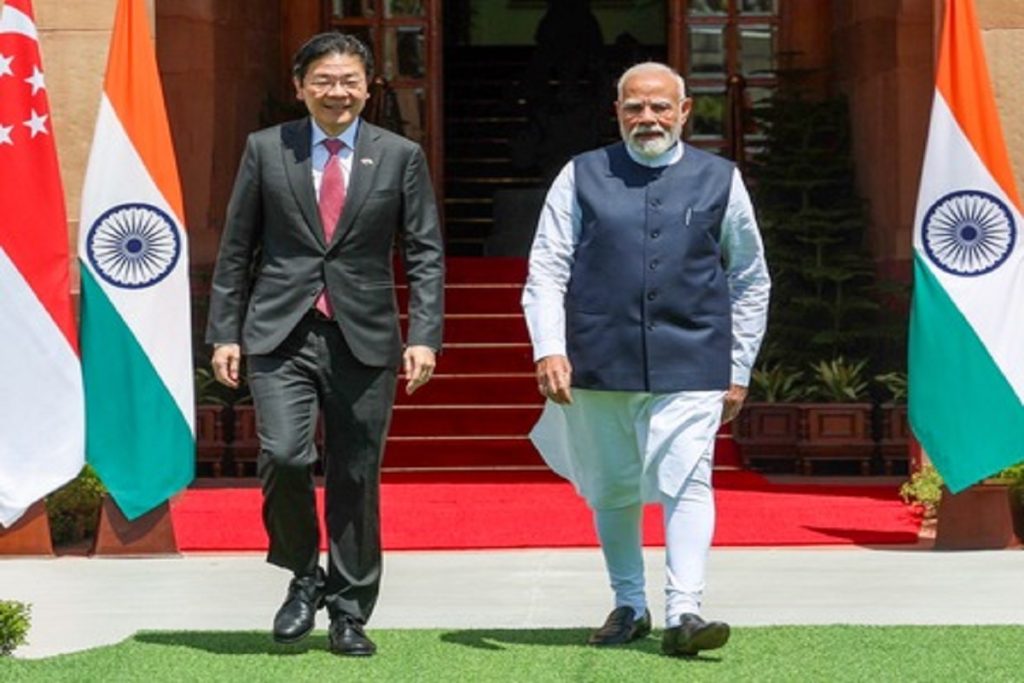भारत-सिंगापुर संबंध साझा मूल्यों और परस्पर हितों पर आधारित: पीएम मोदी!