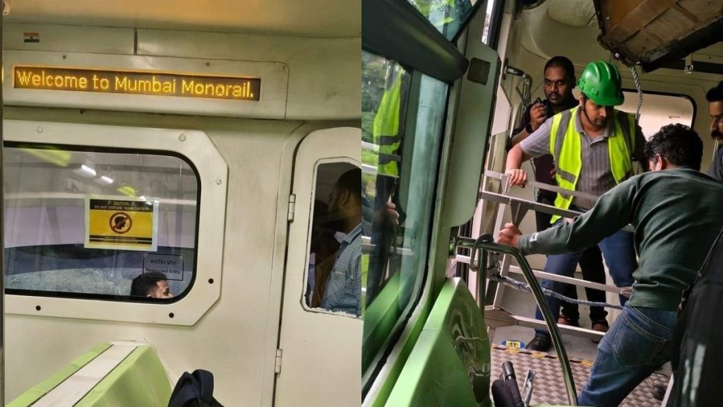 फिर बीच रास्ते में अटकी मुंबई मोनोरेल, बचाए गए 17 यात्री!