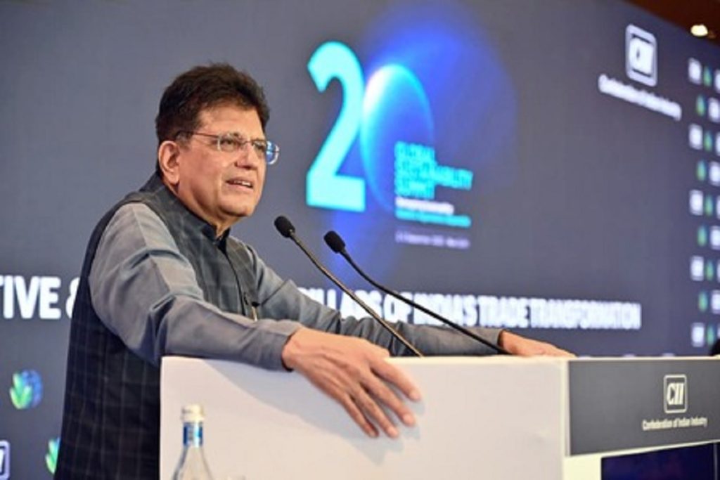 पीयूष गोयल ने उद्योग जगत से जीएसटी लाभ उपभोक्ताओं तक पहुंचाने की अपील की!