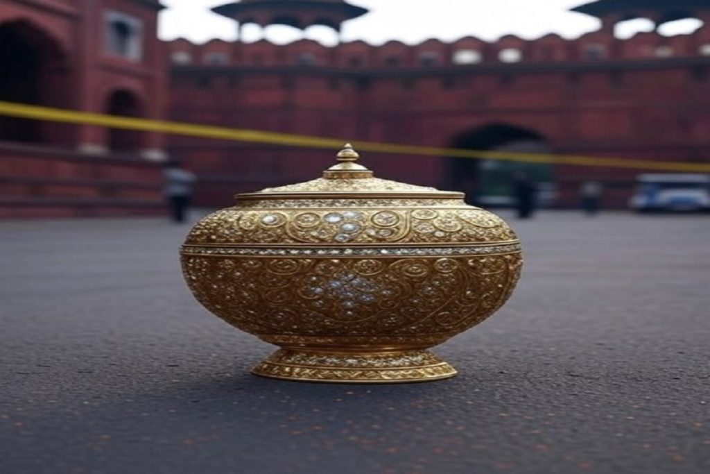लाल किला परिसर से कीमती कलश चोरी, पुलिस जांच में जुटी!
