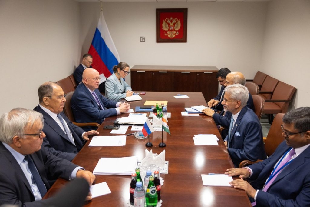 संयुक्त राष्ट्र महासभा में एस. जयशंकर की कई देशों के विदेश मंत्रियों से मुलाकात!