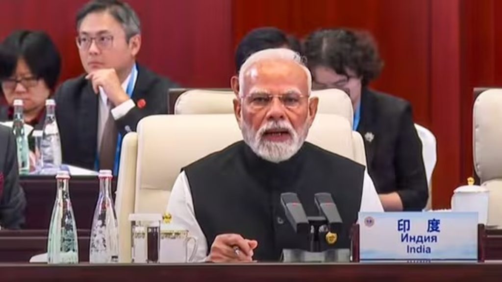 SCO शिखर सम्मेलन: पीएम मोदी बोले “भारत की नीति ‘सिक्यूरिटी, कनेक्टिविटी और ऑपर्च्युनिटी’ पर आधारित”