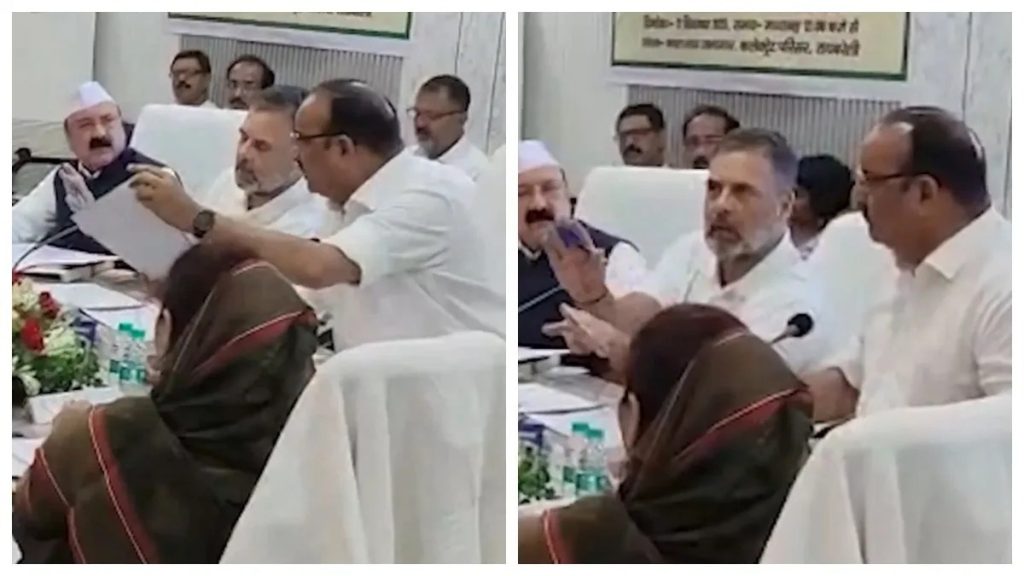 राहुल गांधी और यूपी मंत्री दिनेश प्रताप सिंह के बीच DISHA बैठक में तीखी नोकझोंक!