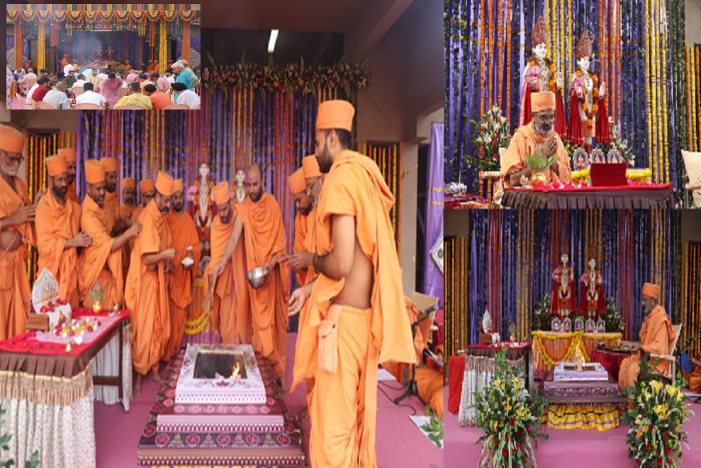 दिल्ली के स्वामीनारायण अक्षरधाम मंदिर में भव्य ‘विश्वशांति महायज्ञ’​!