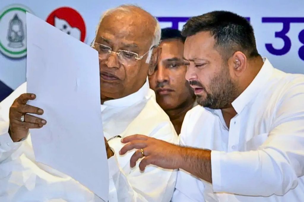 कांग्रेस-राजद में सीट बंटवारे को लेकर ठनी, राजद ने प्रत्याशियों से चुनाव चिह्न लिया वापस!