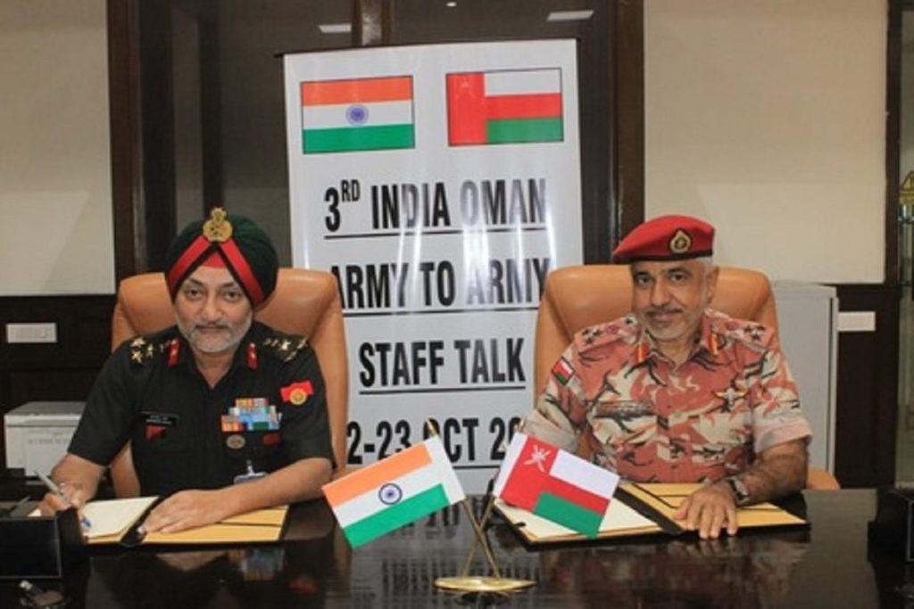 भारतीय सेना और रॉयल आर्मी ऑफ ओमान ने रक्षा सहयोग को दी नई गति!