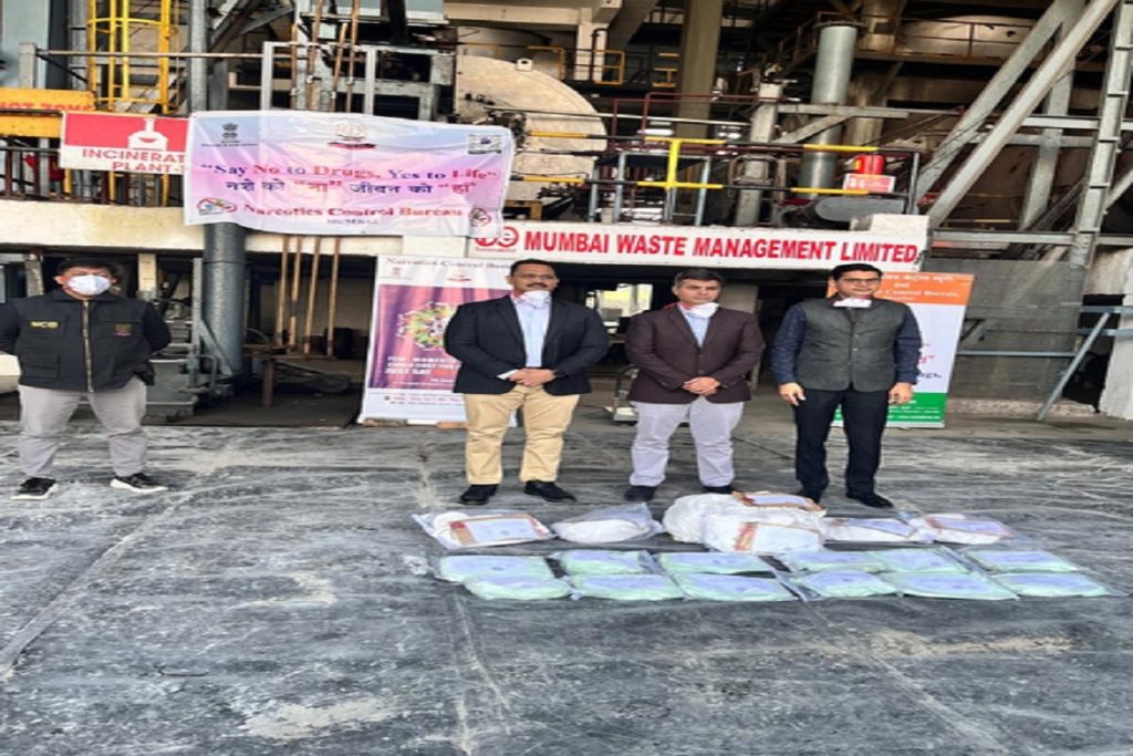 अंतरराष्ट्रीय ड्रग सिंडिकेट भंडाफोड़, एनसीबी ने 25 किग्रा मादक पदार्थ नष्ट किए!