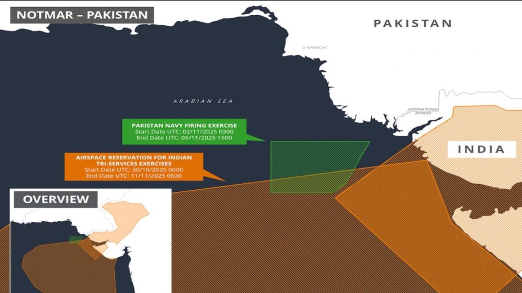 भारत के त्रि-सेवा युद्धाभ्यास ‘त्रिशूल’ के बीच पाकिस्तान ने जारी की नौसैनिक चेतावनी, सर क्रीक क्षेत्र में बढ़ा तनाव!