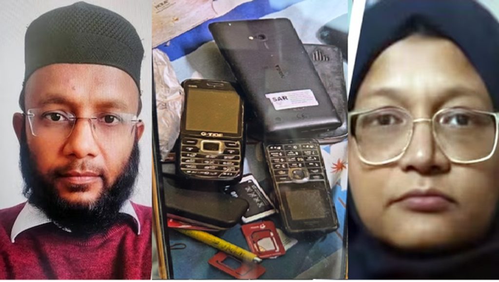 डॉक्टर शाहीन शाहिद के भाई के घर छापा: 6 मोबाइल फोन, हथियार और अंतरराष्ट्रीय कॉलिंग कार्ड बरामद