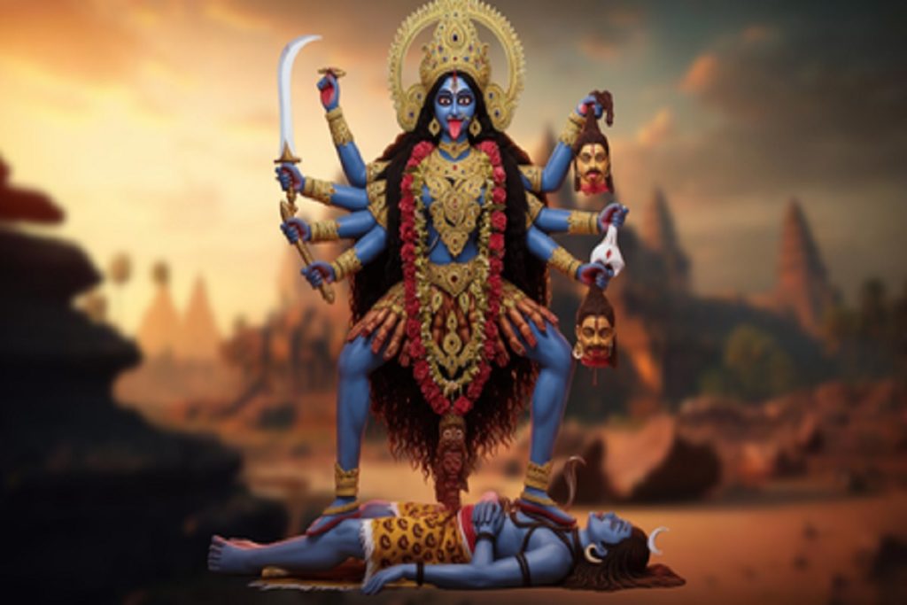 काली चरणों तले शिव सृष्टि संतुलन का रहस्य उजागर करती!