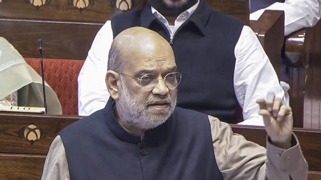 नेहरू ने वंदे मातरम के दो टुकड़े किए, यह तुष्टीकरण देश के विभाजन में बदला: गृहमंत्री अमित शाह