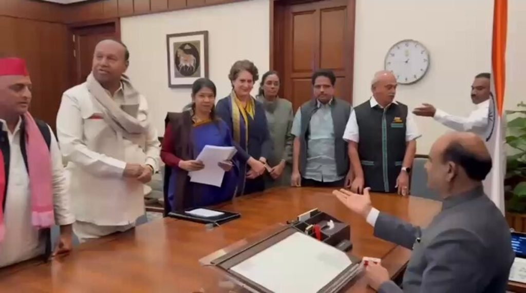 हिंदू पक्ष के हित में फैसले से बौखलाया INDI गठबंधन; जज के खिलाफ पेश किया महाभियोग नोटिस