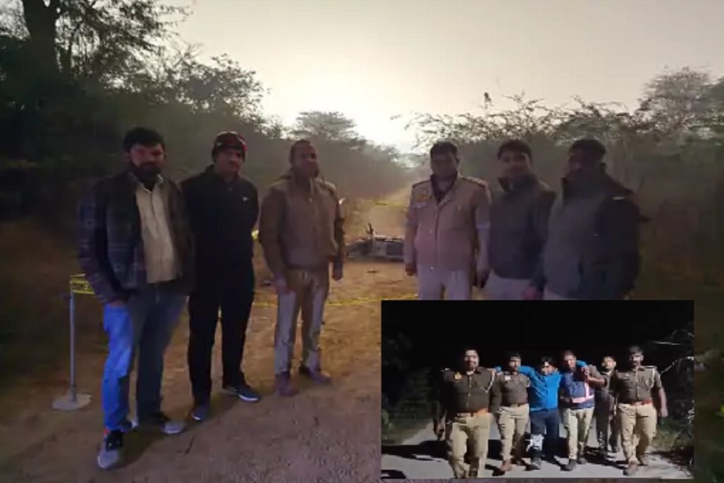 मथुरा में मुठभेड़ के बाद 25 हजार का इनामी गो-तस्कर गिरफ्तार, पैर में लगी गोली!