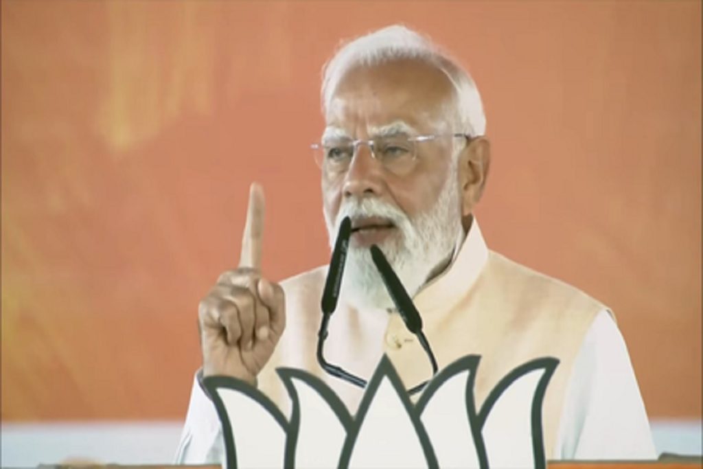 भाजपा सरकार बनते ही घुसपैठ पर होगा कड़ा एक्शन: पीएम मोदी