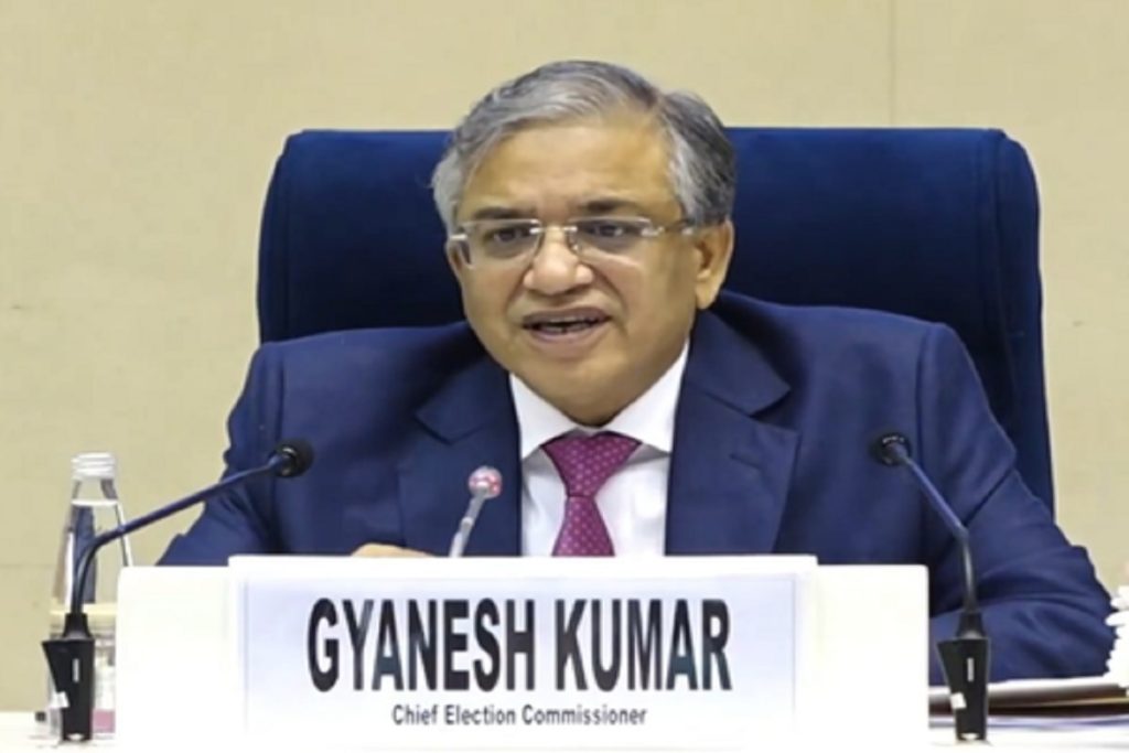 झारखंड में एसआईआर से पहले सीईसी ज्ञानेश कुमार ने की तैयारियों की समीक्षा