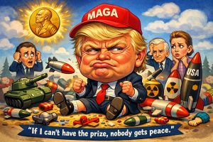 He didn't get the Nobel Peace Prize, now he wants Greenland.