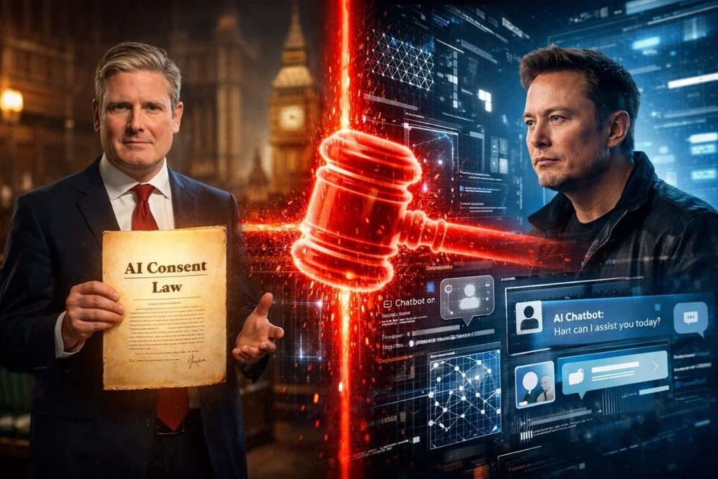 भारत में X पर कारवाई के बाद ब्रिटेन ला रहा कानून; AI द्वारा सहमति बिना अंतरंग तस्वीरें बनाने पर लगेगी रोक