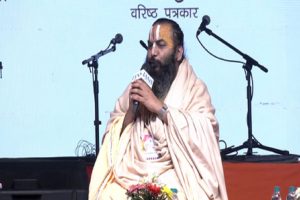 Shabdotsav-2026-The-word-history-is-Indias-contribution-our-history-is-as-ancient-as-the-Vedas-Acharya-Mithileshnandini-Sharan!