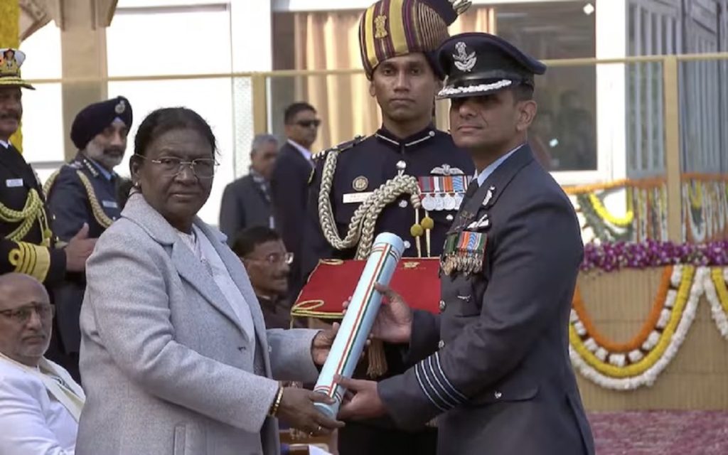 अंतरिक्ष मिशन में साहस के लिए शुभांशु शुक्ला अशोक चक्र से हुए सम्मानित