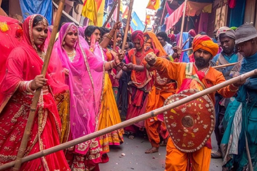 बरसाना की रंगीली गली में लट्ठमार होली की अनोखी कहानी!