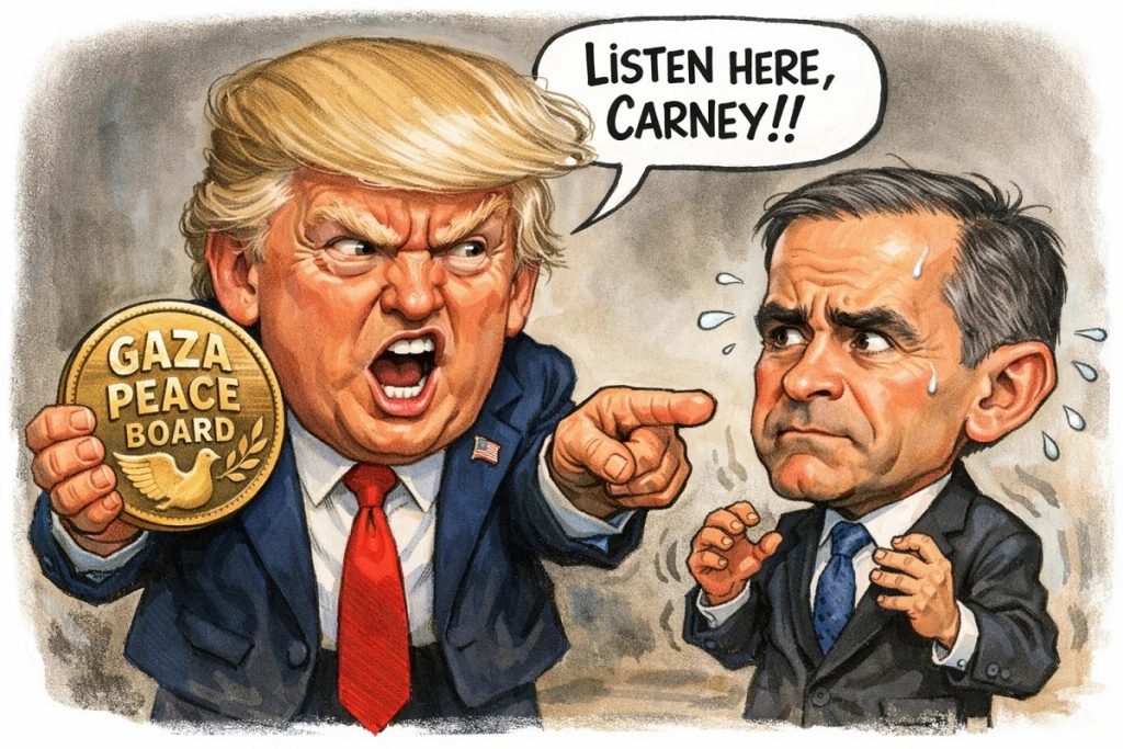 ट्रंप ने कनाडा का पीस काउंसिल में शामिल होने का न्योता वापस लिया!