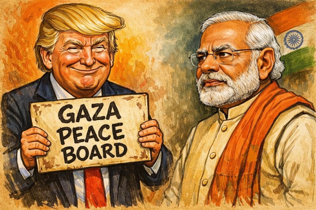 भारत को ट्रंप की गाजा पीस कॉन्फ्रेंस में शामिल होने के न्योता, लेकीन चाहिए 1 बिलियन डॉलर