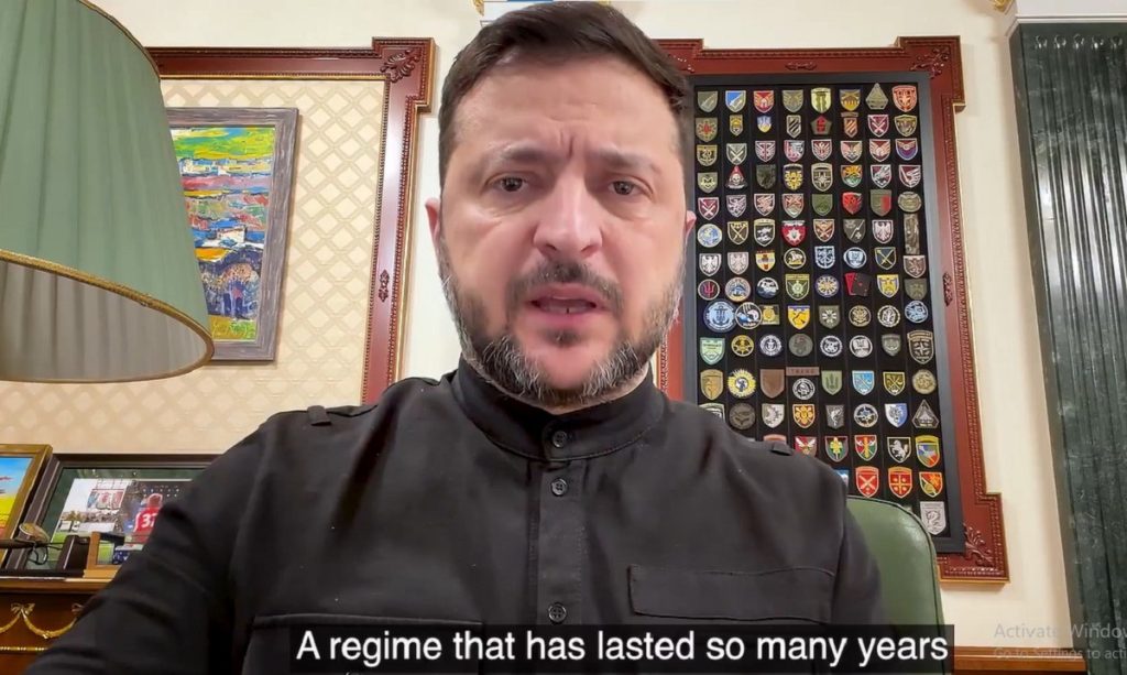 ज़ेलेंस्की की अयातुल्ला शासन को हटाने की मांग; कहा कि इस्लामिक रिपब्लिक “अस्तित्व का हकदार नहीं है”