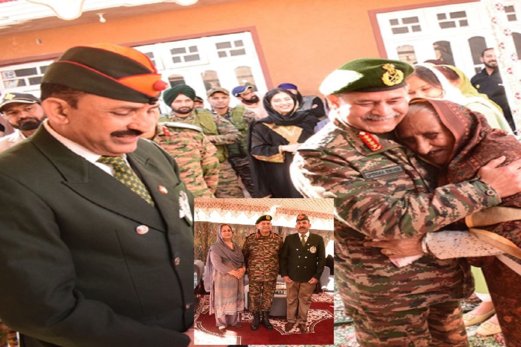 पूंछ दौरे में थलसेना प्रमुख उपेंद्र द्विवेदी की पुराने सहकर्मी से मुलाकात!