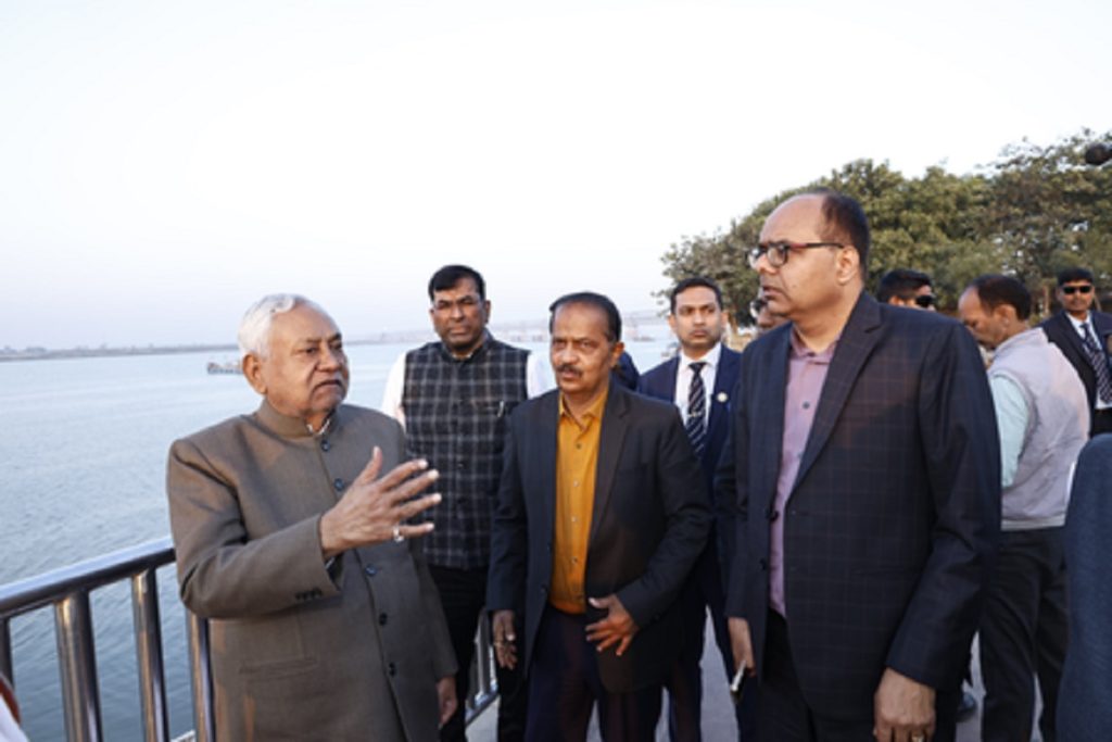 सीएम नीतीश कुमार ने दीघा घाट निरीक्षण, उद्यान निर्माण निर्देश!