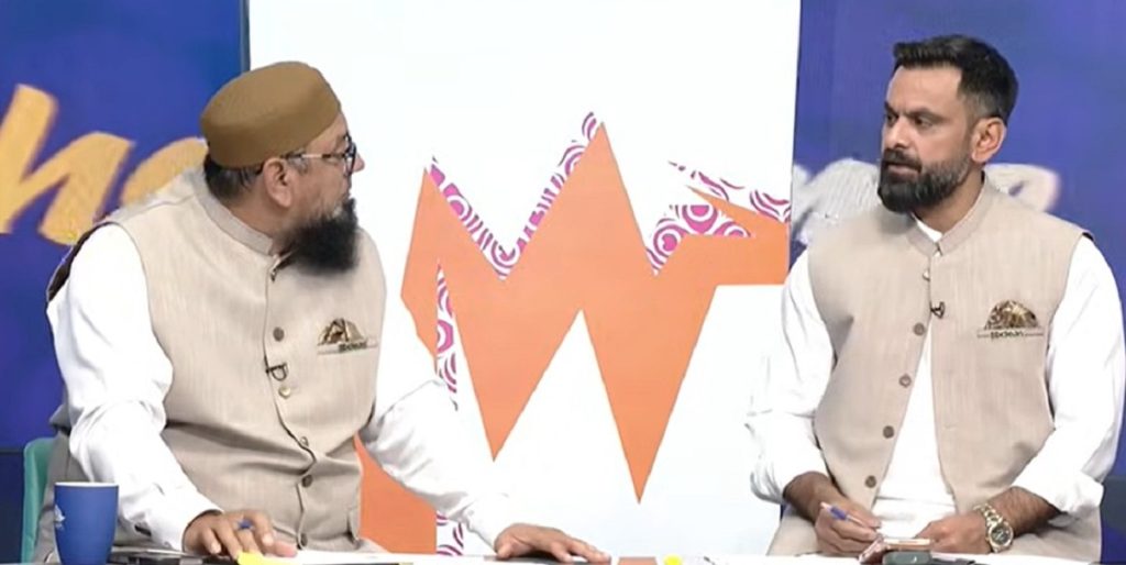 T20 विश्व कप में हार के बाद लाइव टीवी पर लड़ पड़े सकलेन मुश्ताक और मुहम्मद हाफिज
