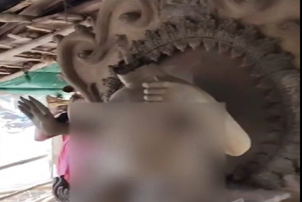 नंदीग्राम में राम नवमी से पहले भगवान राम की मूर्ति से तोड़फोड़