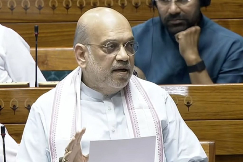 स्पीकर के खिलाफ अविश्वास प्रस्ताव लाना सदन के लिए अफसोसजनक घटना: अमित शाह!